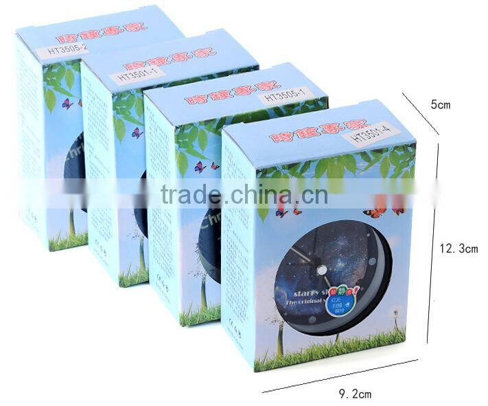 Supply Fashion colorful ultra-quiet with light Twin Bell alarm Clock --Black Santa Claus