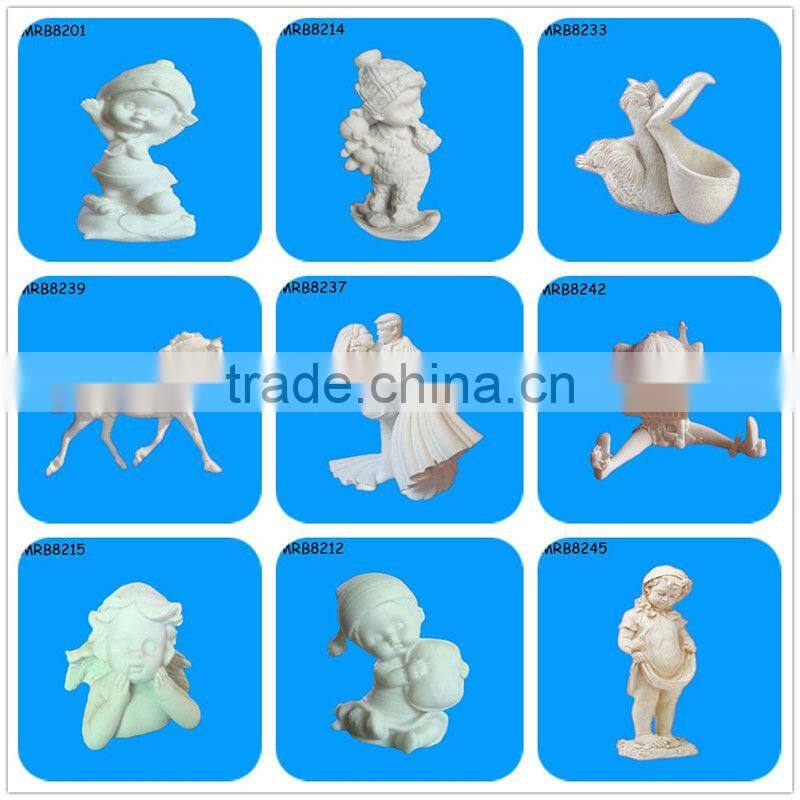 Toy fat fish design Unpainted Ceramic Bisque