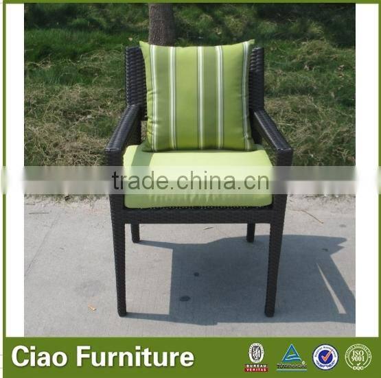 Ciao classic outdoor garden furniture wicker chair with cushion
