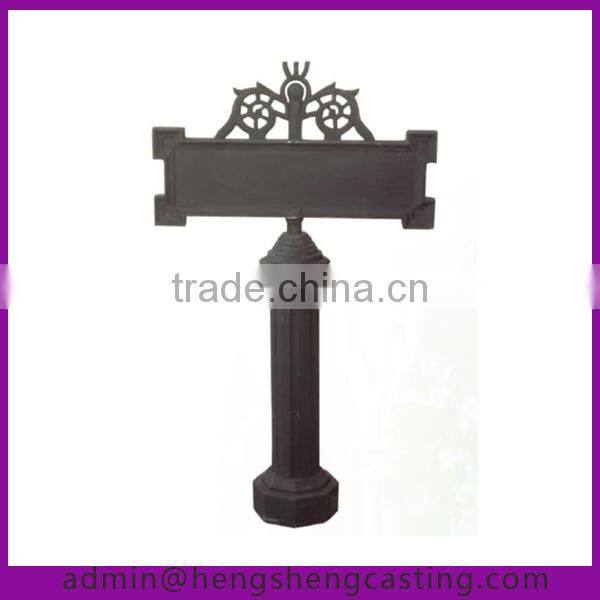 China supplier 2015 hot sale street cast iron traffic bollard
