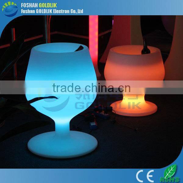 Remote control 16 color changing lighted battery led wine holder/ led ce bucket