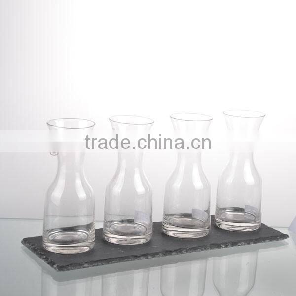 4pcs Japan sake with stone tray sets
