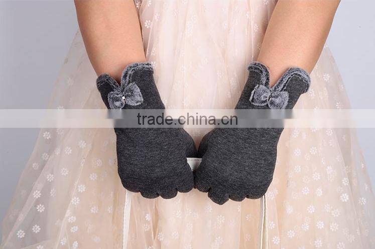 Women Winter Gloves 2016 Female PhoneTouch Screen Outdoor Wrist Mittens