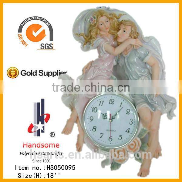 3D Modern Design resin virgin wall clock