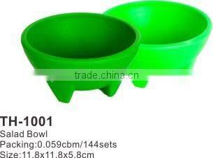 FDA LFGB Food Grade Round Plastic Snack Salad Container,Salad Bowl