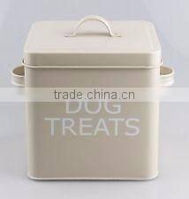 Natural Powder Paint Pets Good Dog Food Storage Canister