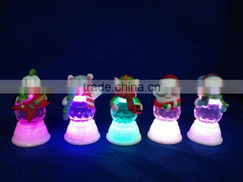 acrylic plasticine LED lighting figure party decoration