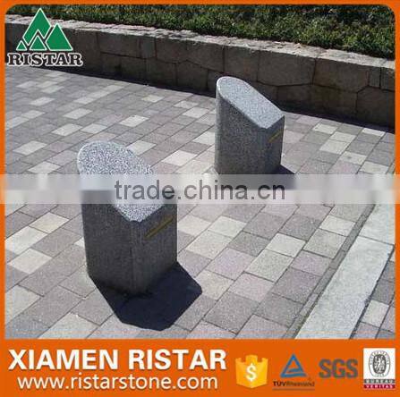 Cheap granite parking stone bollard DIS-P012