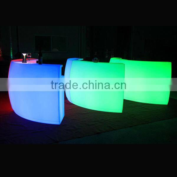 bar counter led light/disco bar chair/led round bar counter