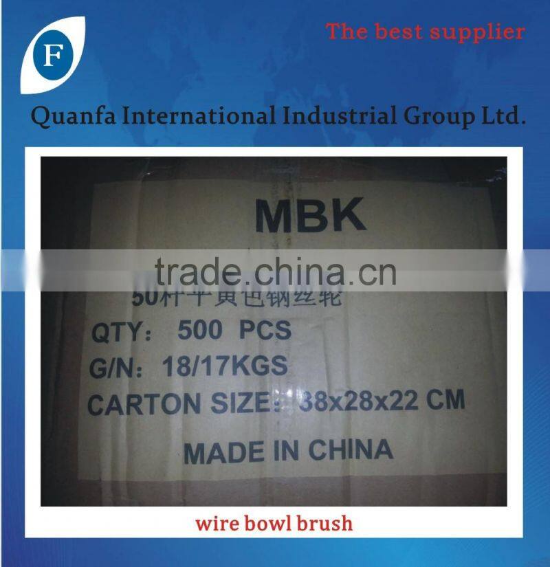 stainless steel flat wire brush