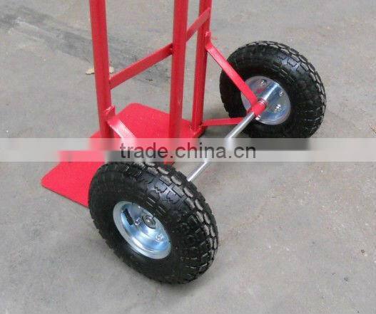 platform handtruck HT1806,Heavy duty Metal Hand Truck with High quality Caster