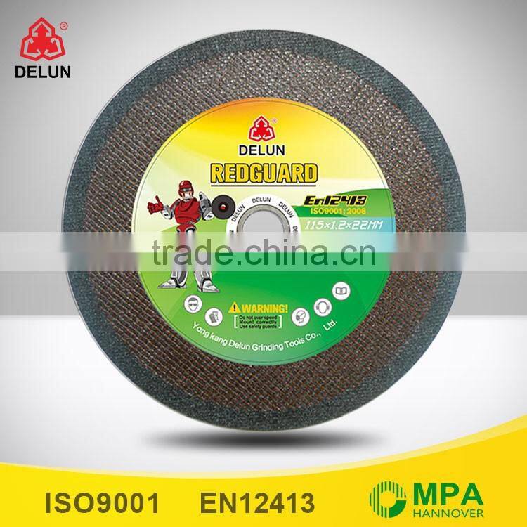 4.5" 115X1.2X22.2mm resin grinding wheel for metal