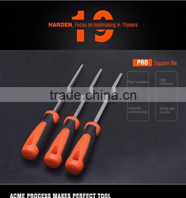 Professional 10" T12 Steel Square Smooth File With Soft Handle