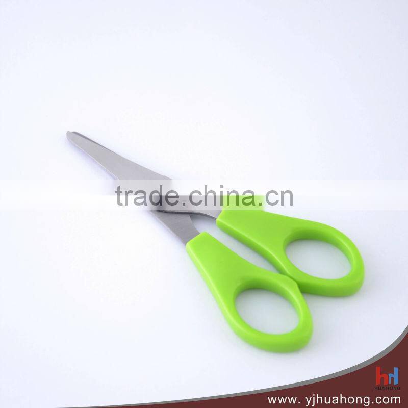 Soft grip titanium-coated blade stationery scissors/office&school scissors