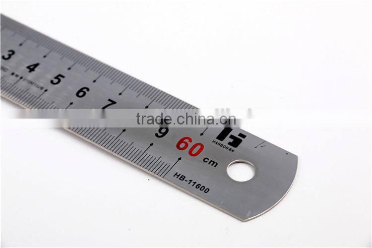 Professional matt stainless steel ruler with good price made in china