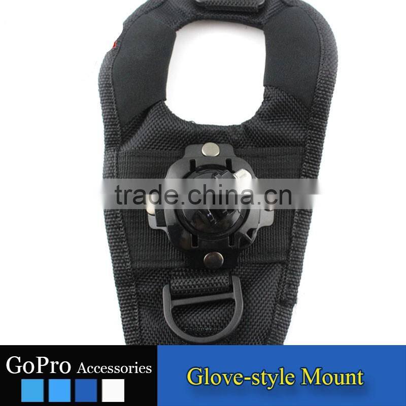 2016 New Wholesale GoPros glove-style mount for gopros heros 4 3 3+ GP06
