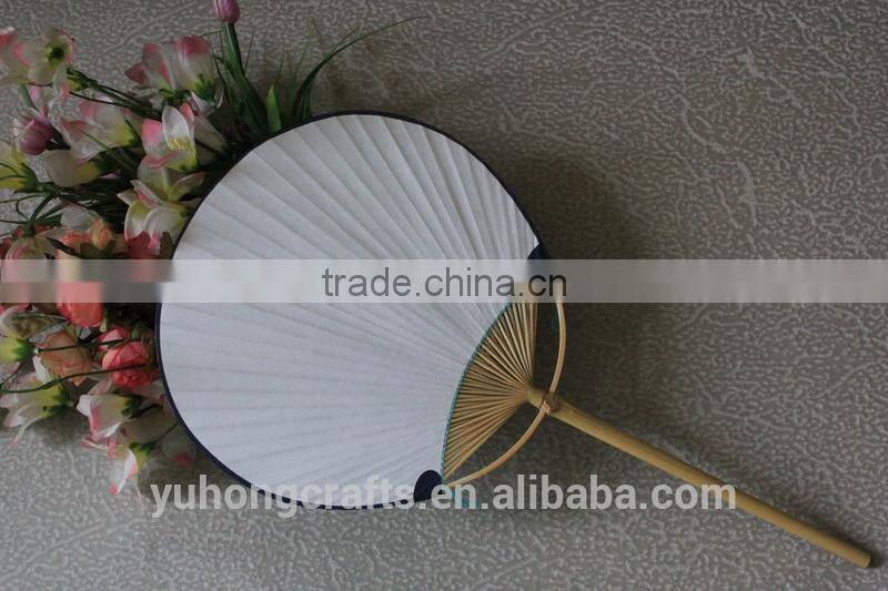 Anji Yuhong Factory wholesale bamboo gift fan