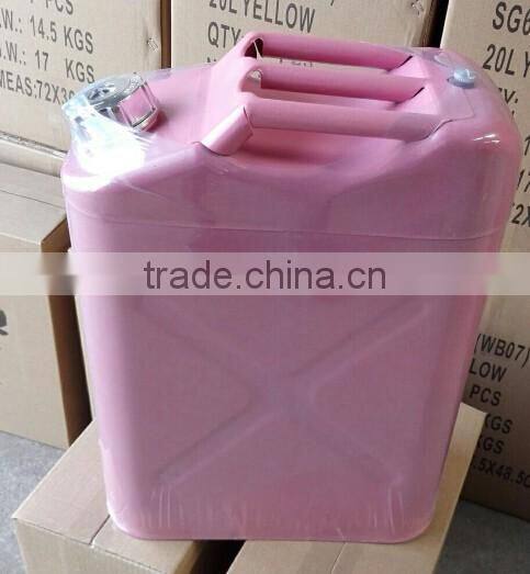 5L 10L 20L Fuel Petrol Metal Jerry Can With Flexible Spout