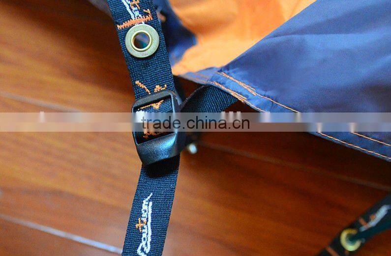 Orange 4 poles tents for outdoor activity