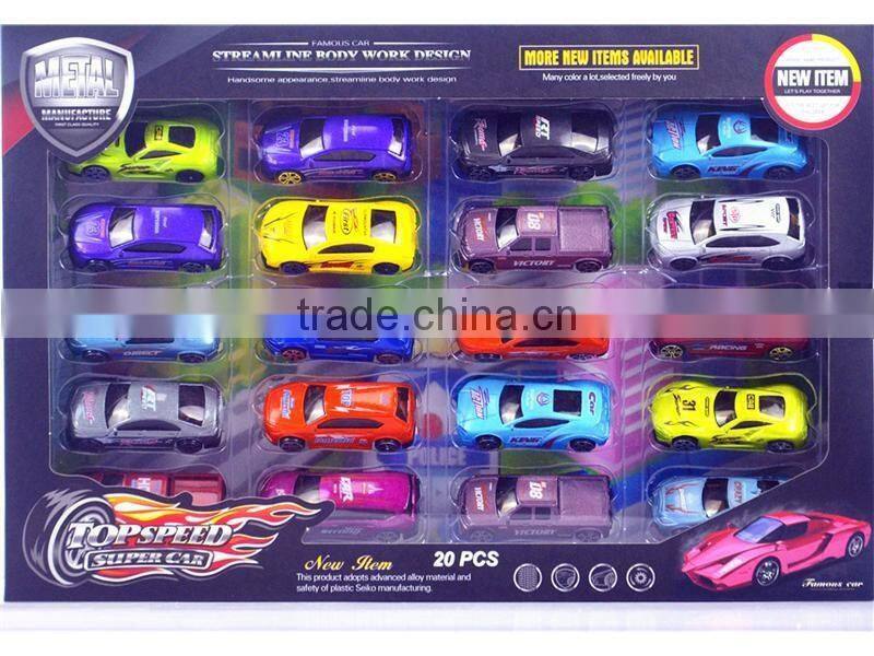 2015 new design china die cast mini car set toy for sale