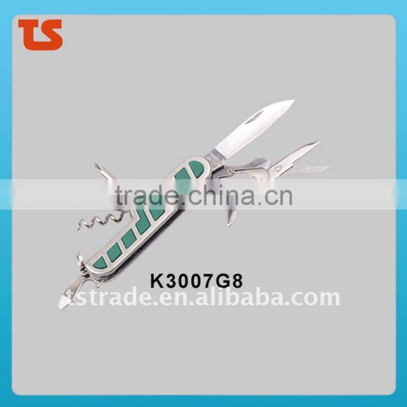 New design LED multi Novelty pocket functional strider kinfe tools(K3007G8)