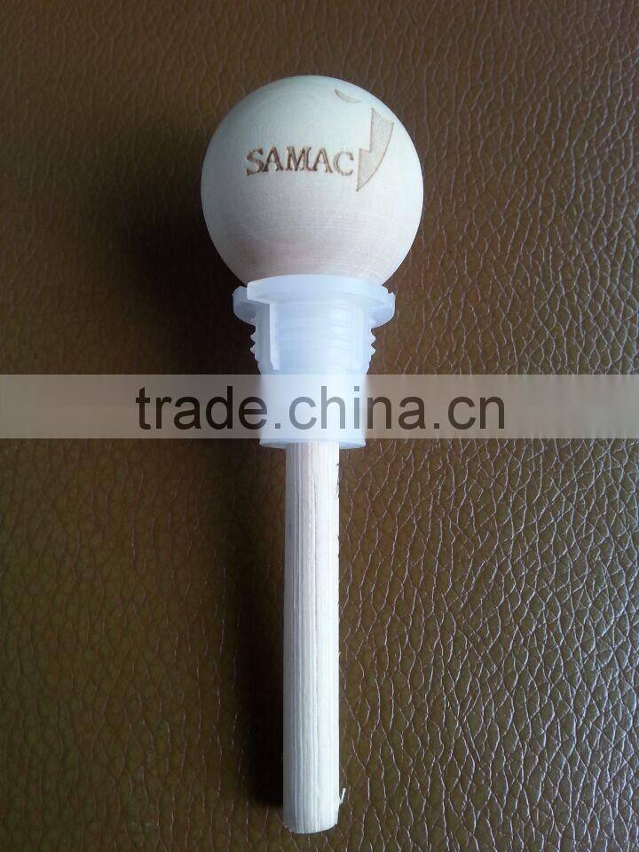 2016 hot selling 25MM/6*75MM Reed Diffuser Rattan Stick with Beads ;Natural Material Rattan with 10mm beads