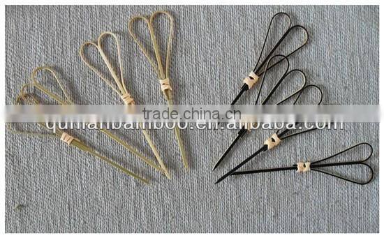 Custom length heart-shaped bamboo skewers