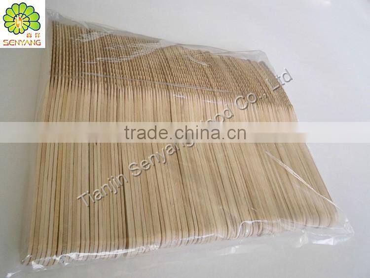 disposable wooden spoon in bulk for ice cream or yougurt