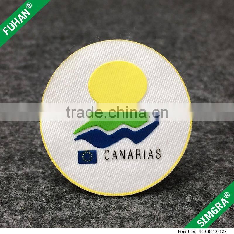 Custom 3D Round Soft PVC Felt Rubber Patch