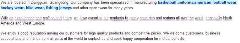 Hongen apparel reversible custom jersey