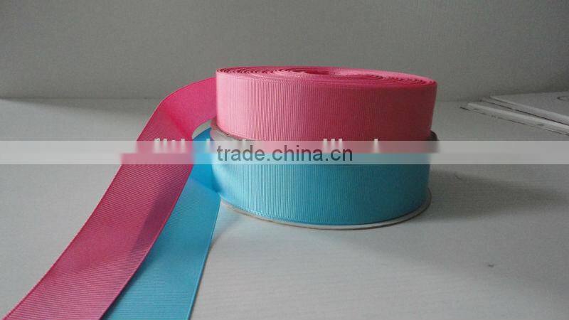 China direct factory custom colorful polyester ribbon satin woven ribbon for gift bag