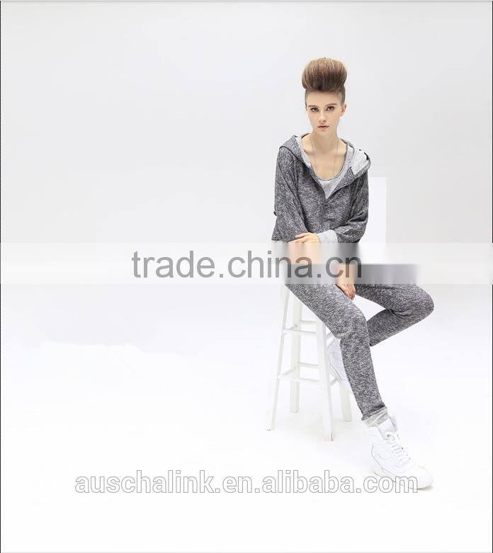 personalized woman knitted slim sweat pants joggers low price