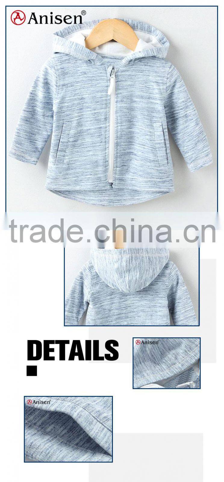 new clothing factory light navy windbreaker kids jackets