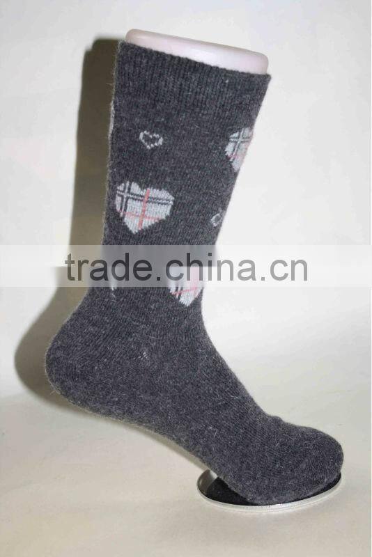 Lady heart deign thick wool warm socks