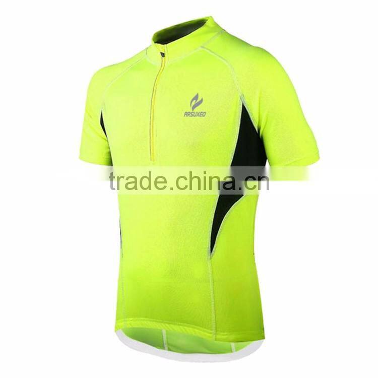 Cheap Wholesale Men's short Sleeve Cycling Wear Custom Cycling Jerseys With Sublimated Printing