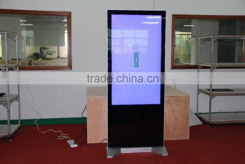 55inch lcd advertising screens / totem advertising indoor / USB digital display