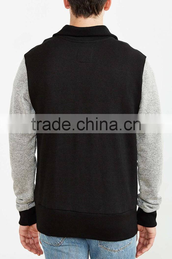 Soft cotton wholesale raglan sleeve sweatshirt for man