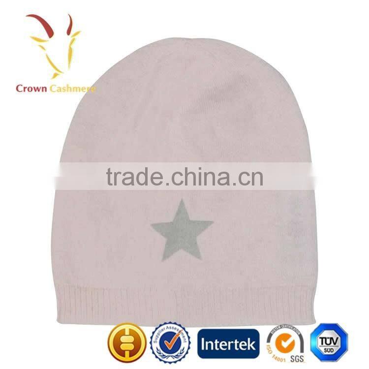 Winter Merino Wool Star Hat Beabie