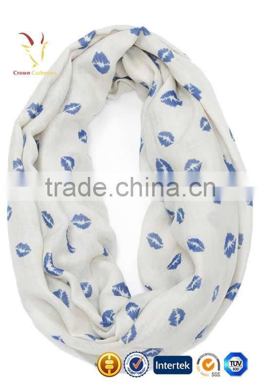 Printing Pattern Blended Winter Fashion Silk Scarf 2016