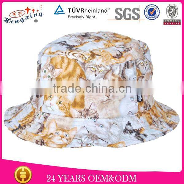 Wholesale Cheap Short Brim High Quality Custom Fashion Camo Bucket Hat