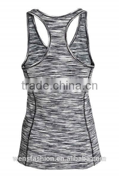 Wholesale Custom Lycra Ladies Singlet Women Sexy Yoga Fitness Tank Top