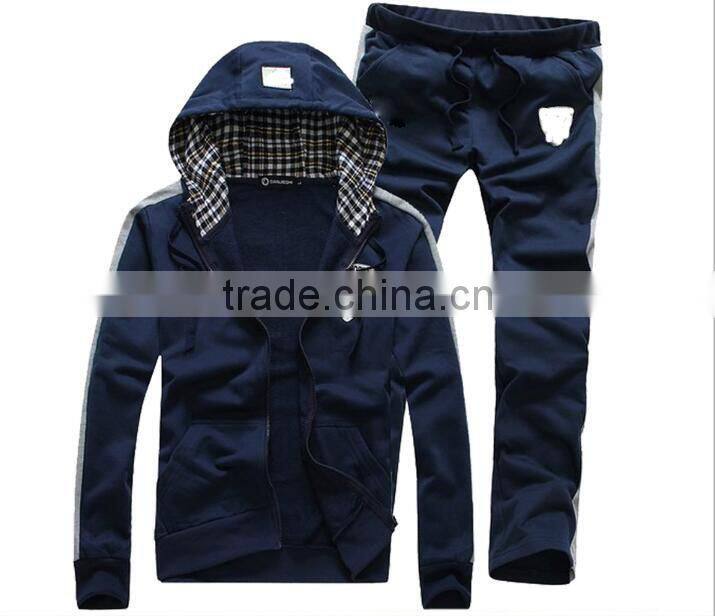 New Design Track Suit 100% Sotton Jogging Suits Sports Suit For Man