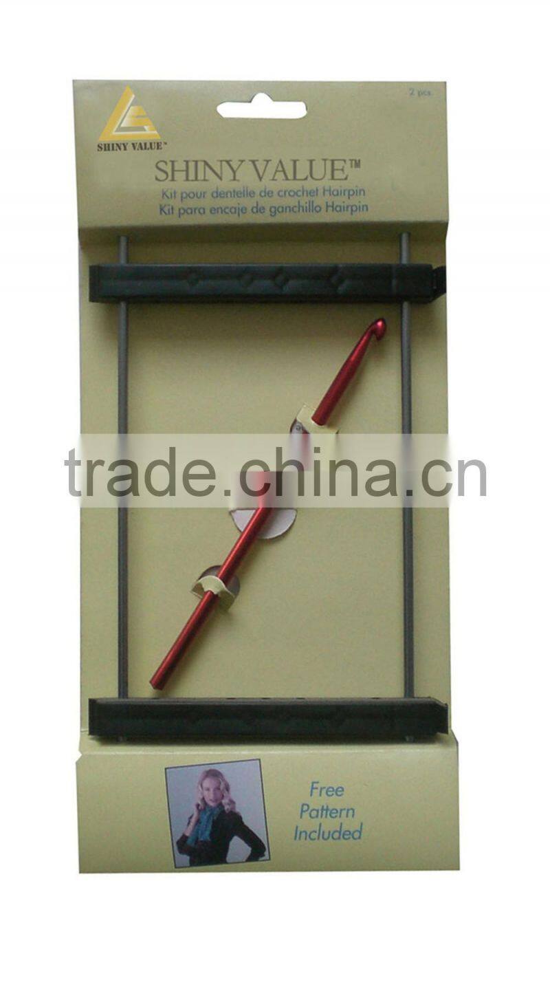 Aluminum Household Custom hand driven flat Knitting needle