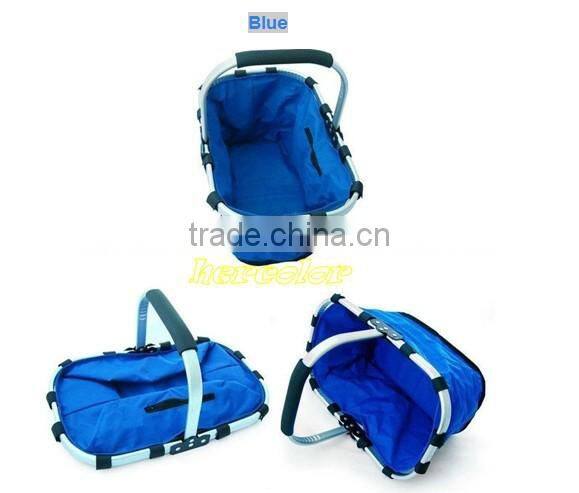 600D Oxford Fabric Collapsible Baskets for shopping