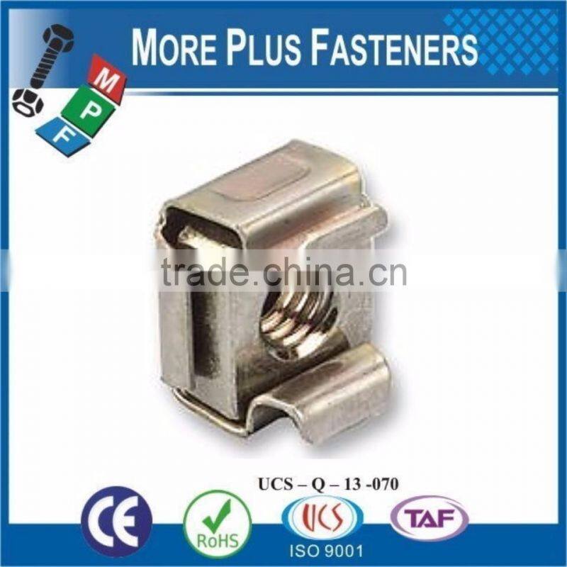 Made in Taiwan Captive Stainless Steel Zinc Electroplated Steel Cage Nut