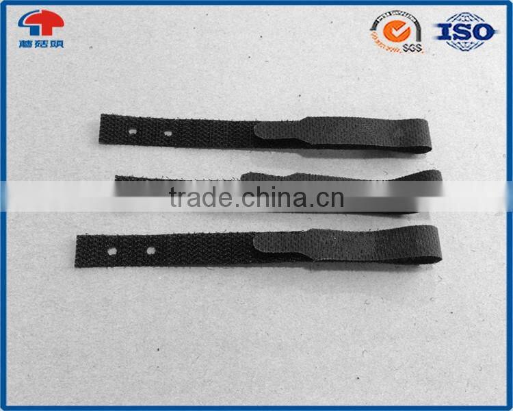 Multi-use Custom Nylon Hook and Loop Cable Ties with Eyelet
