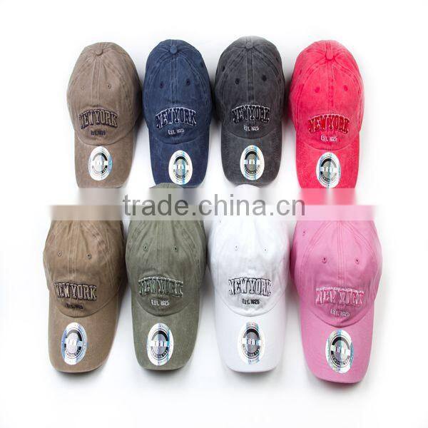 100%Cotton High Quality Washed Baseball Cap TH-622