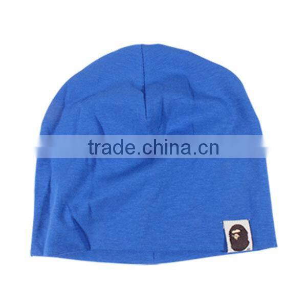 wholesale plain knit cotton baby beanie hat