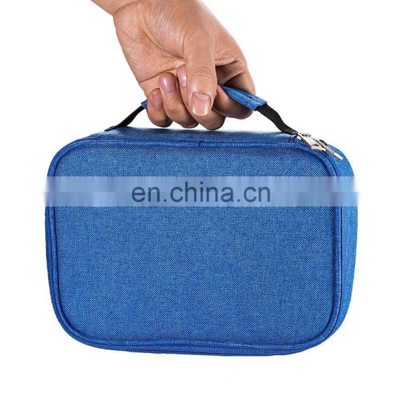 Large Capacity Pens Case Wrap Coloring Pencil Holder Organizer Stationary Bag Pencil Pouch