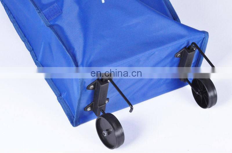 Fashion Design Supermarket Shopping Folding Trolley Bag